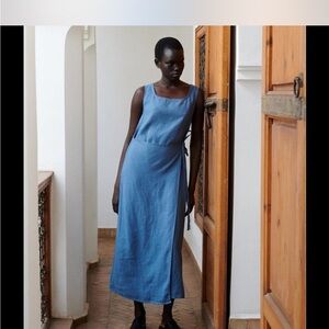 Linenfox Linen Midi Dress